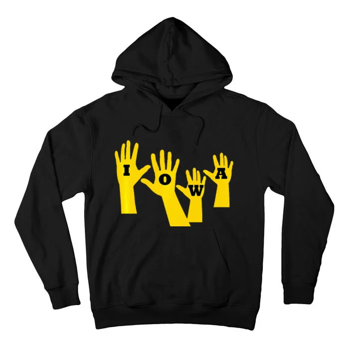 Iowa Football Iowa Waves Tall Hoodie