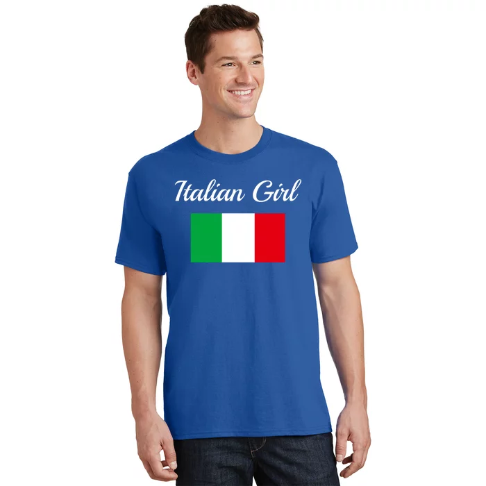 Italian Flag Italy Pride Italiangreat Giftamerican Gift T-Shirt