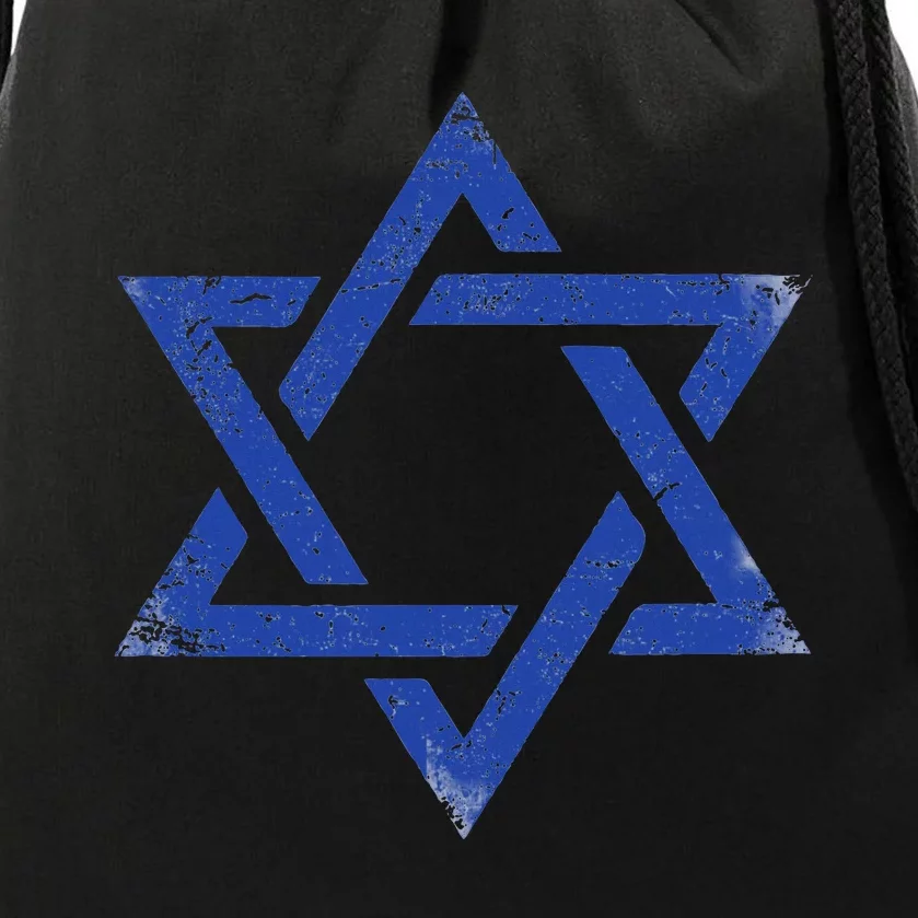 Israeli Flag Israel Jewish Symbol Star of David Pride Israel Drawstring Bag