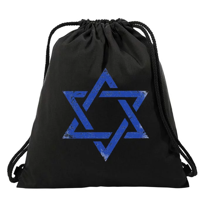 Israeli Flag Israel Jewish Symbol Star of David Pride Israel Drawstring Bag