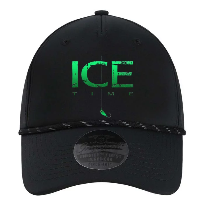 Ice Fishing - Ice Time with Ice Jig - Ice Fisherman Performance The Dyno Cap