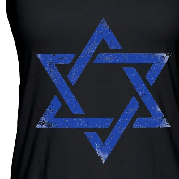 Israeli Flag Israel Jewish Symbol Star Of David Pride Israel Ladies Essential Flowy Tank