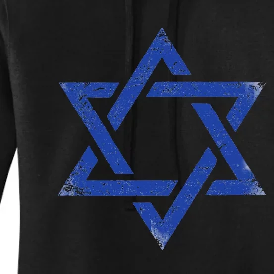 Israeli Flag Israel Jewish Symbol Star Of David Pride Israel Women's Pullover Hoodie