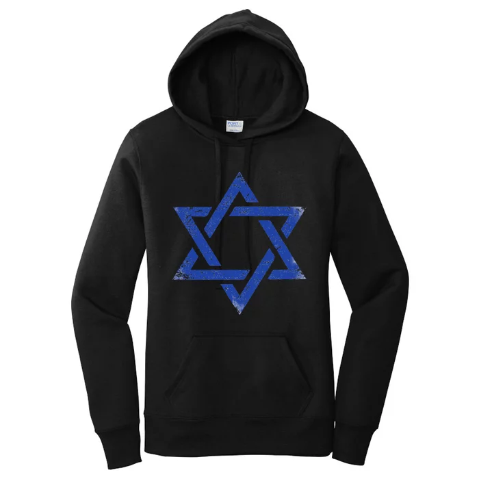 Israeli Flag Israel Jewish Symbol Star Of David Pride Israel Women's Pullover Hoodie