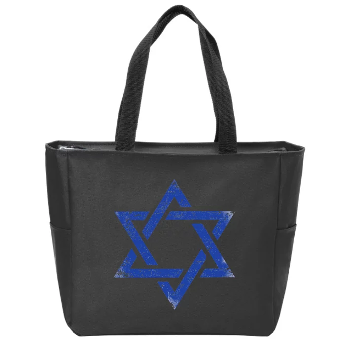 Israeli Flag Israel Jewish Symbol Star Of David Pride Israel Zip Tote Bag