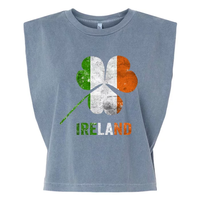 Irish Flag I Love Ireland Tees St Patrick's Gift Garment-Dyed Women's Muscle Tee