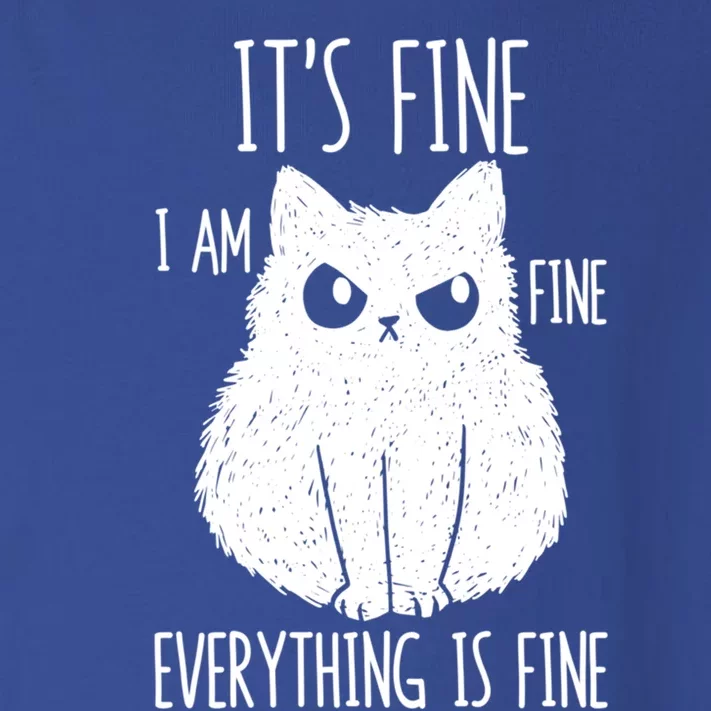 ItS Fine IM Fine Everything Is Fine Stressed Freakedout Gift Toddler Long Sleeve Shirt