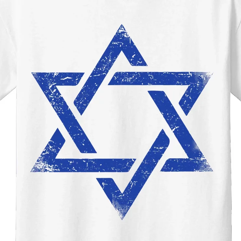 Israeli Flag Israel Jewish Symbol Star Of David Pride Israel Kids T-Shirt