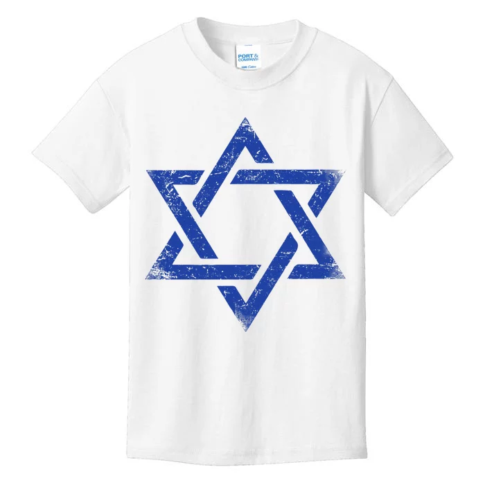 Israeli Flag Israel Jewish Symbol Star Of David Pride Israel Kids T-Shirt