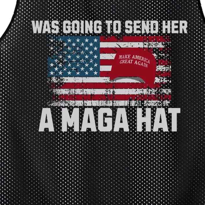 In Fact I Was Gonna Send Her A Maga Hat Debate Mesh Reversible Basketball Jersey Tank