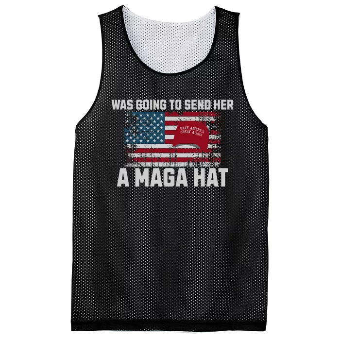 In Fact I Was Gonna Send Her A Maga Hat Debate Mesh Reversible Basketball Jersey Tank