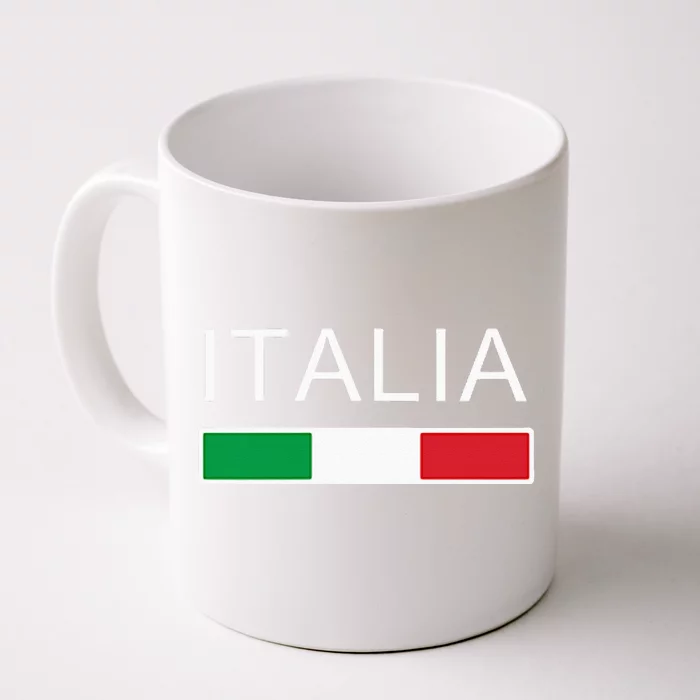 Italia Flag Italian Italy Italiano Family Heritage Front & Back Coffee Mug