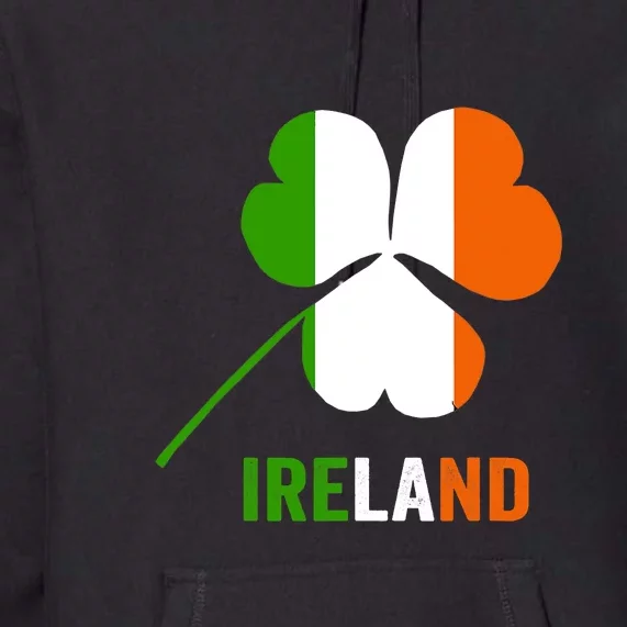 Irish Flag I love Ireland St. Patrick's Men Women Kids Premium Hoodie