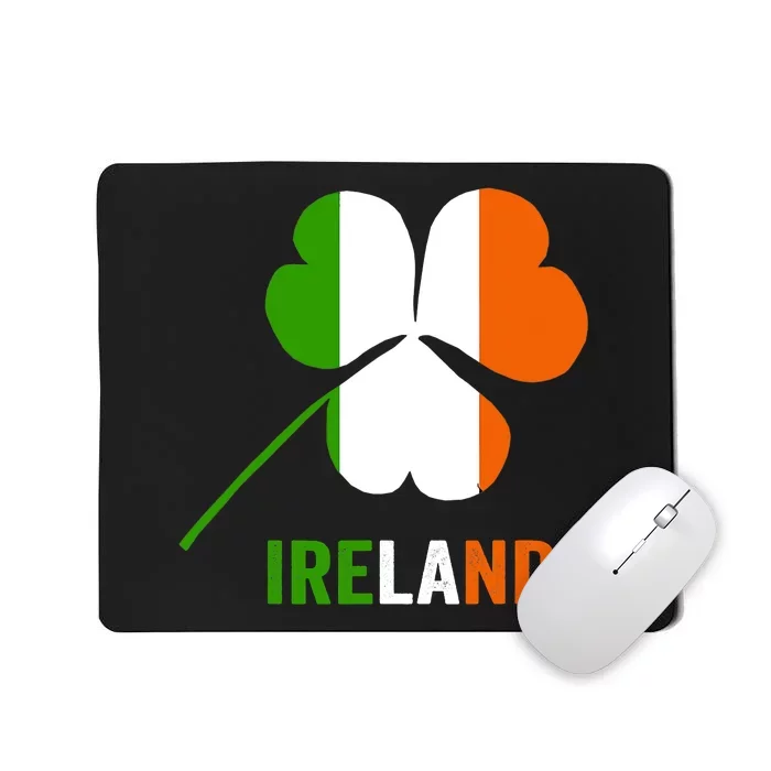 Irish Flag I love Ireland St. Patrick's Men Women Kids Mousepad