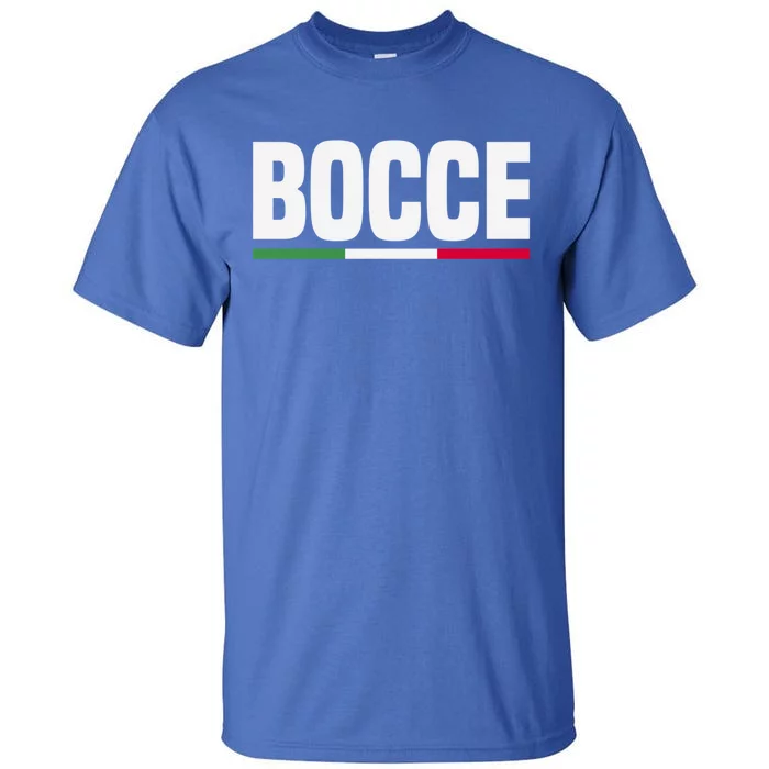 Italy Flag Italian Bocce Ball Player Meaningful Gift Tall T-Shirt