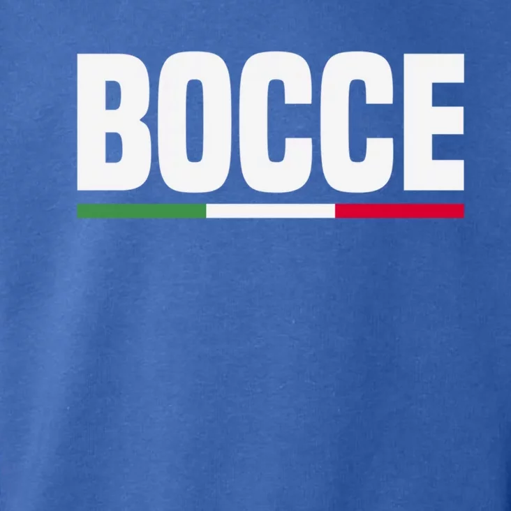 Italy Flag Italian Bocce Ball Player Meaningful Gift Toddler Hoodie