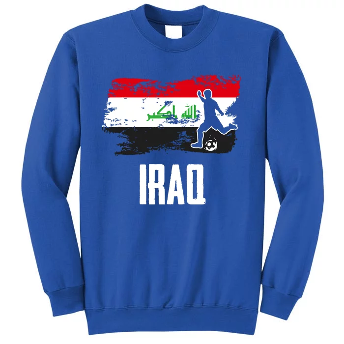 Iraq Flag Jersey Iraqi Soccer Team Iraqi Tall Sweatshirt