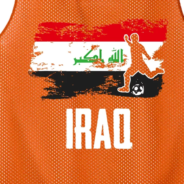 Iraq Flag Jersey Iraqi Soccer Team Iraqi Mesh Reversible Basketball Jersey Tank