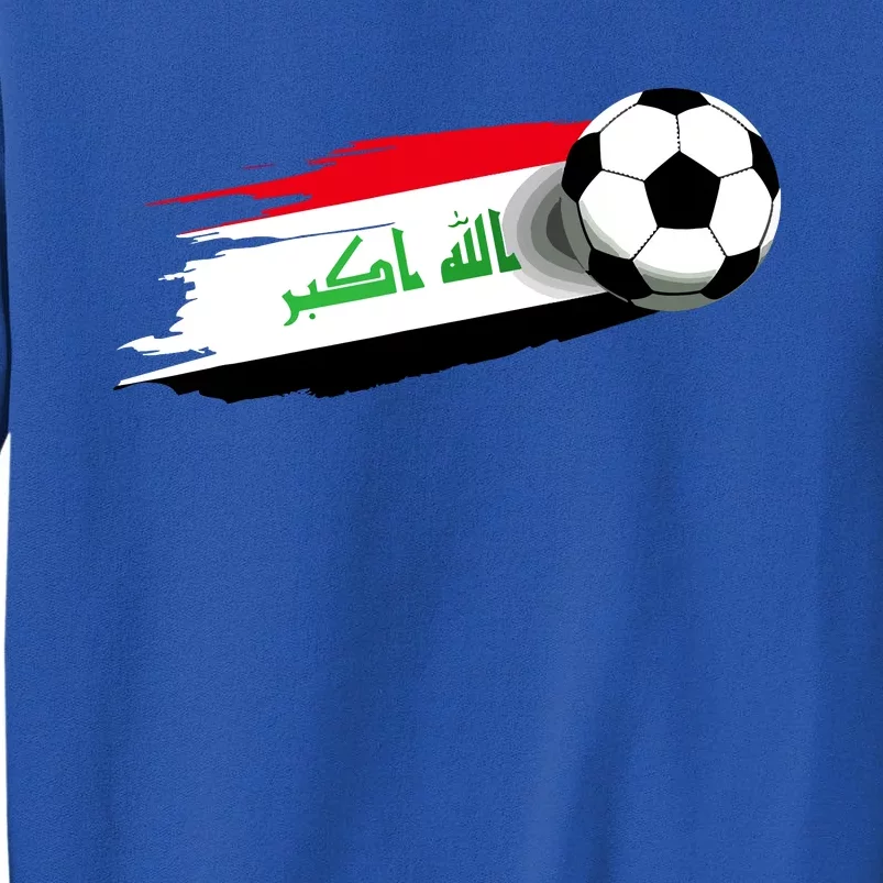 Iraq Flag Jersey Iraqi Soccer Team Iraqi Tall Sweatshirt