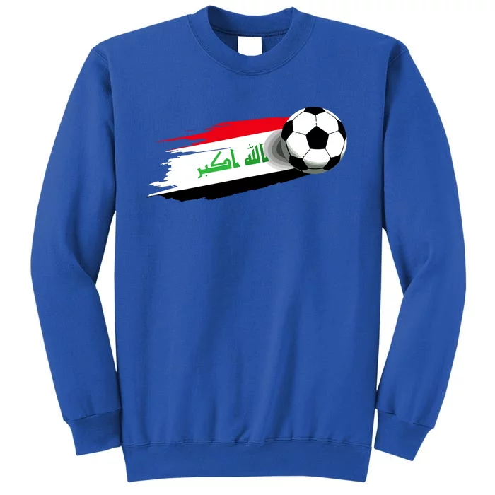 Iraq Flag Jersey Iraqi Soccer Team Iraqi Tall Sweatshirt