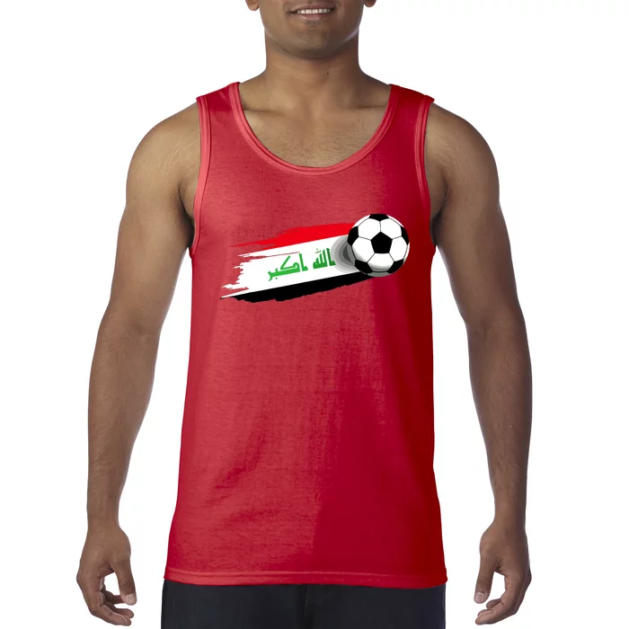 Iraq Flag Jersey Iraqi Soccer Team Iraqi Tank Top