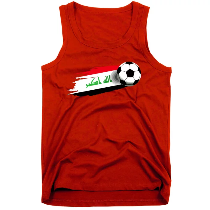 Iraq Flag Jersey Iraqi Soccer Team Iraqi Tank Top