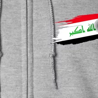 Iraq Flag Jersey Iraqi Soccer Team Iraqi Full Zip Hoodie