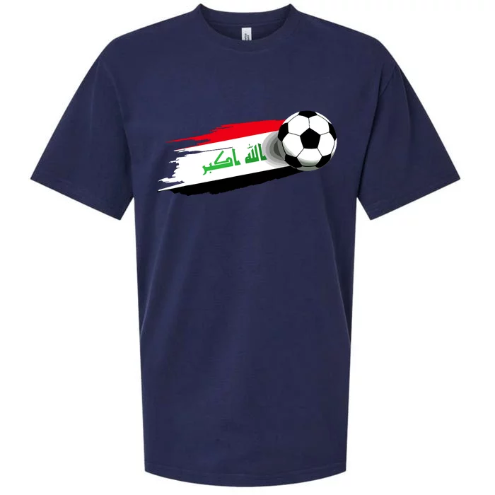 Iraq Flag Jersey Iraqi Soccer Team Iraqi Sueded Cloud Jersey T-Shirt