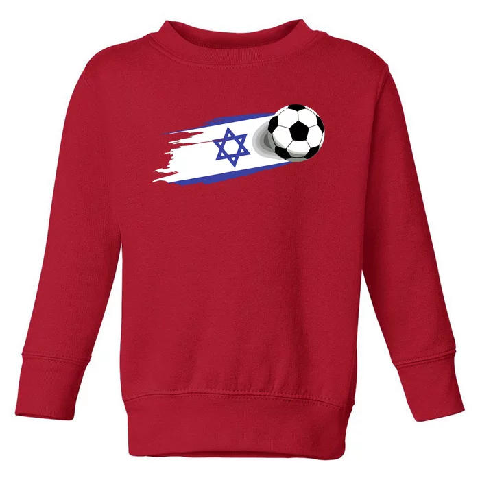 Israel Flag Jersey Israeli Soccer Team Israeli Toddler Sweatshirt