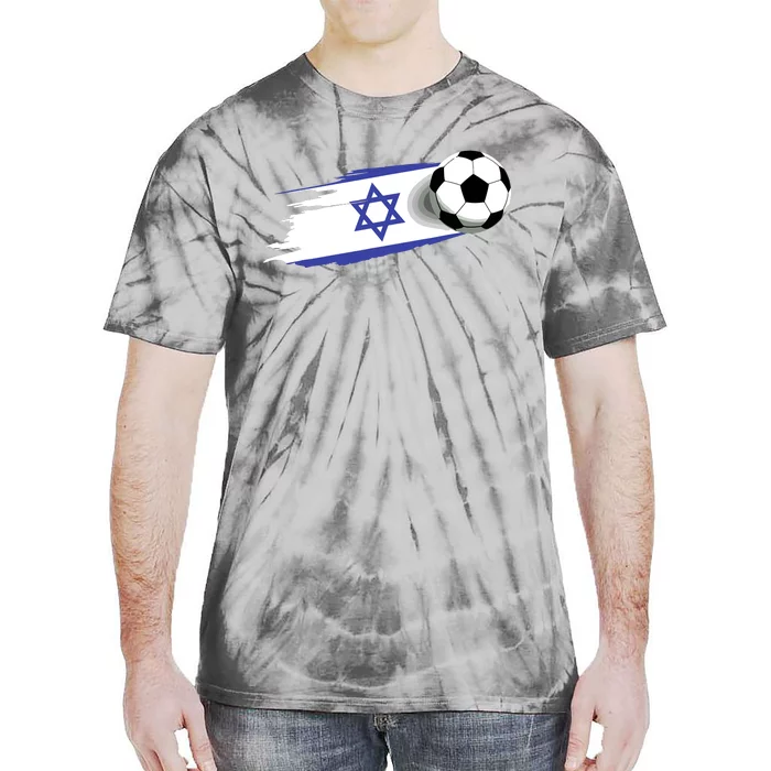 Israel Flag Jersey Israeli Soccer Team Israeli Tie-Dye T-Shirt