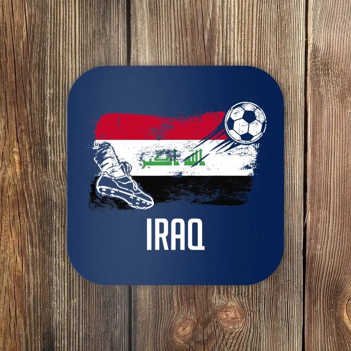 Iraq Flag Jersey Iraqi Soccer Team Iraqi Coaster