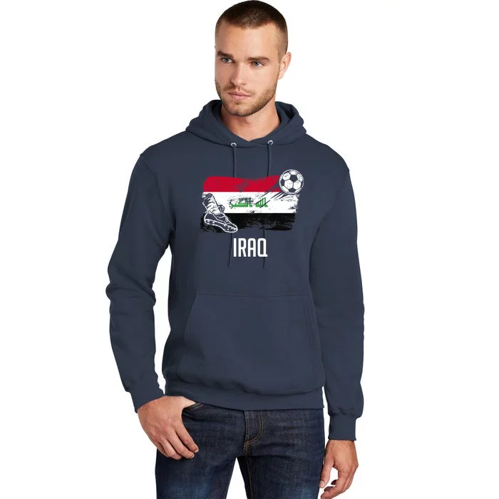 Iraq Flag Jersey Iraqi Soccer Team Iraqi Tall Hoodie