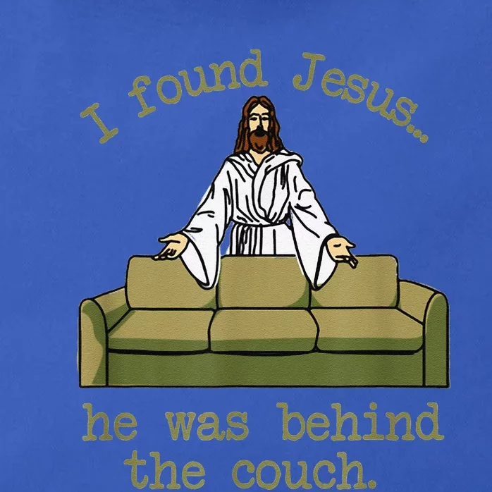 I Found Jesus...He Was Behind The Couch Zip Tote Bag