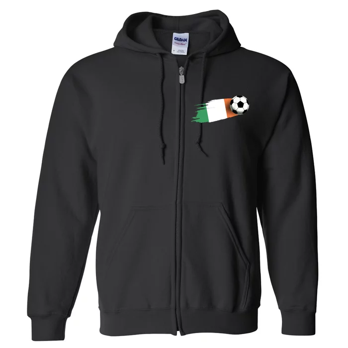 Ireland Flag Jersey Ireland Soccer Team Ireland Full Zip Hoodie