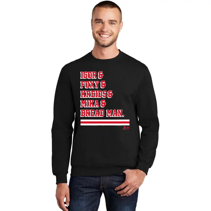 Igor & Foxy & Kreids & Mika & Bread Man New York Hockey Sweatshirt