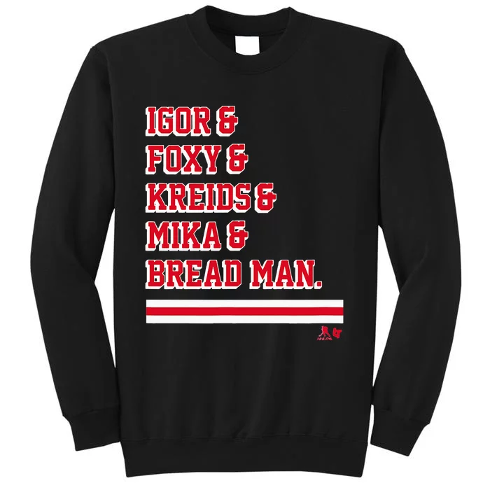 Igor & Foxy & Kreids & Mika & Bread Man New York Hockey Sweatshirt