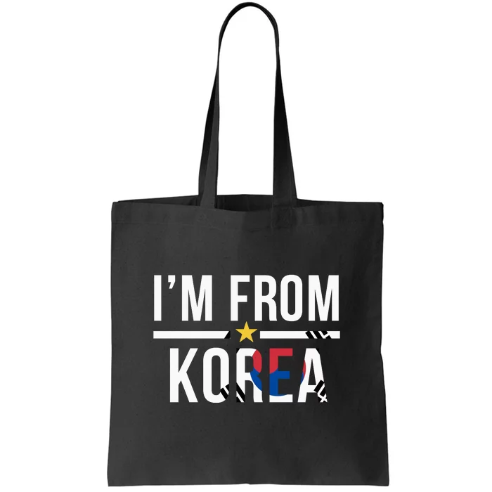 Im From Korea | Korea Flag Tote Bag