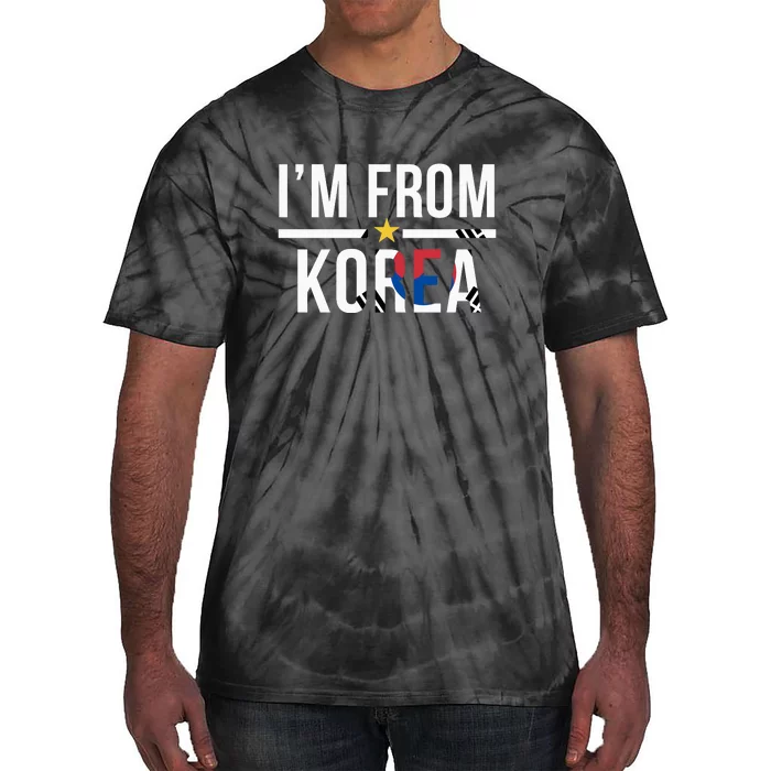 Im From Korea | Korea Flag Tie-Dye T-Shirt