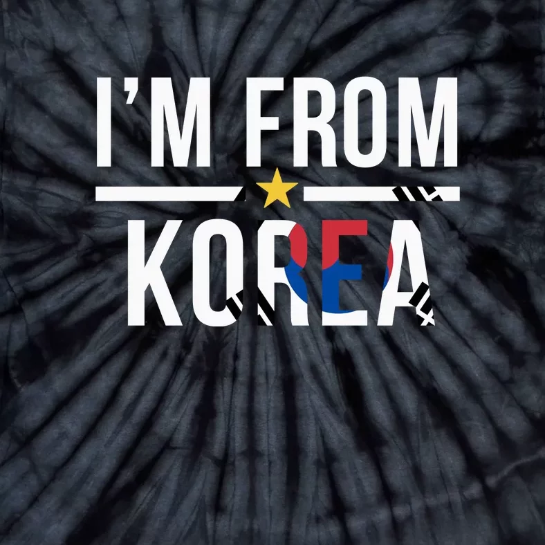 Im From Korea | Korea Flag Tie-Dye T-Shirt