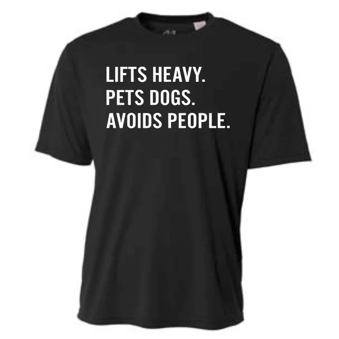 Ironpanda Fitness Lifts Heavy Pets Dogs Avoids People Cooling Performance Crew T-Shirt