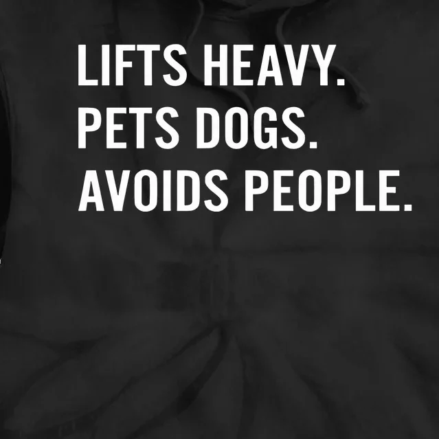 Ironpanda Fitness Lifts Heavy Pets Dogs Avoids People Tie Dye Hoodie