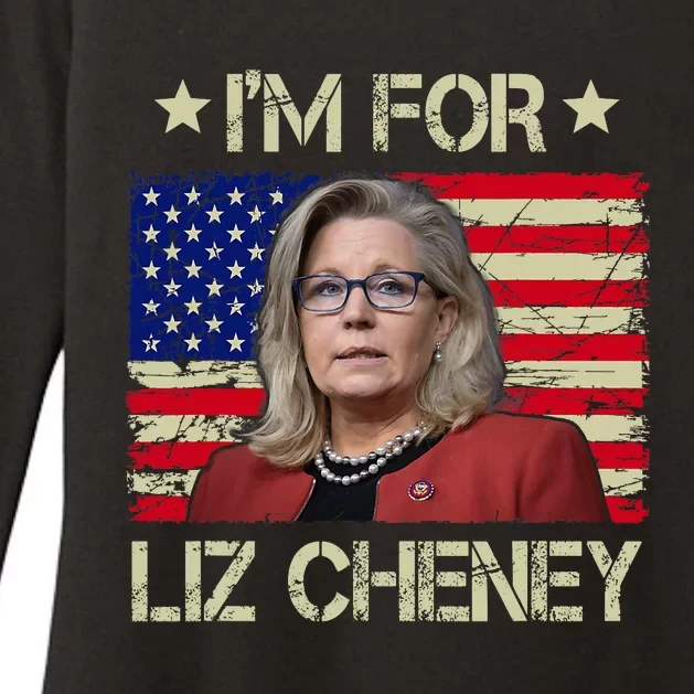 IM For Liz Cheney Liz Cheney For President 2024 Womens CVC Long Sleeve Shirt