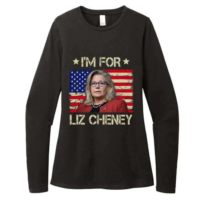 IM For Liz Cheney Liz Cheney For President 2024 Womens CVC Long Sleeve Shirt