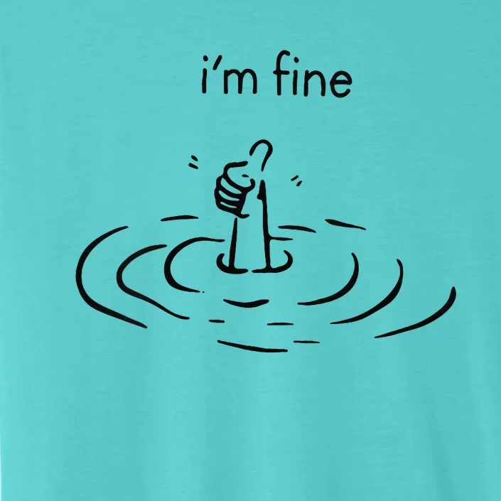 IM Fine Like Hand Thumbs Up On Water Surface IM Fine ChromaSoft Performance T-Shirt