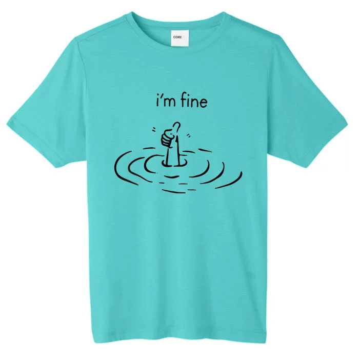 IM Fine Like Hand Thumbs Up On Water Surface IM Fine ChromaSoft Performance T-Shirt