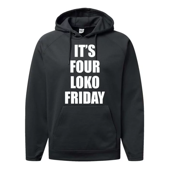 It’S Four Loko Friday And I Have A Gun Performance Fleece Hoodie