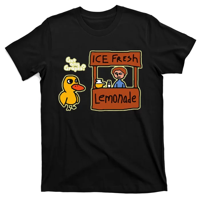 Ice Fresh Lemonade Duck Funny Got Any Grapes Love Gift T-Shirt