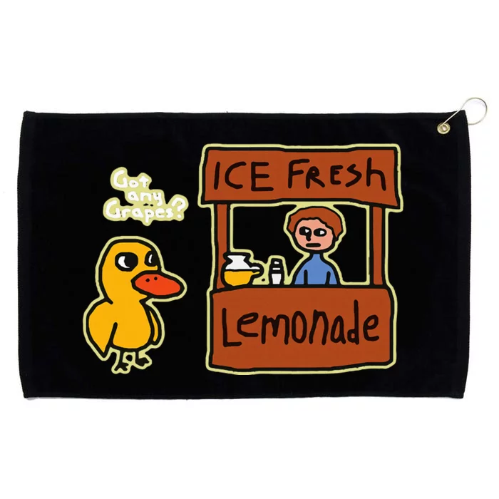 Ice Fresh Lemonade Duck Funny Got Any Grapes Grommeted Golf Towel