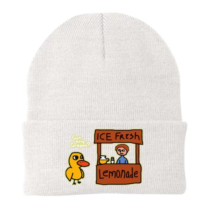 Ice Fresh Lemonade Duck Funny Got Any Grapes Love Gift Knit Cap Winter Beanie