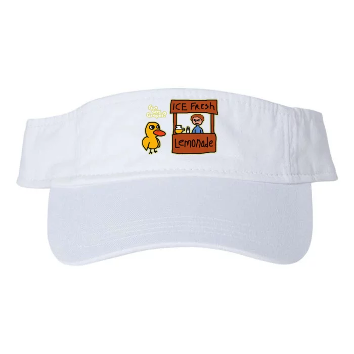 Ice Fresh Lemonade Duck Funny Got Any Grapes Love Gift Valucap Bio-Washed Visor